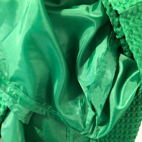 Gumuxi emerald green skirt below knee SZ M - Picture 8 of 9